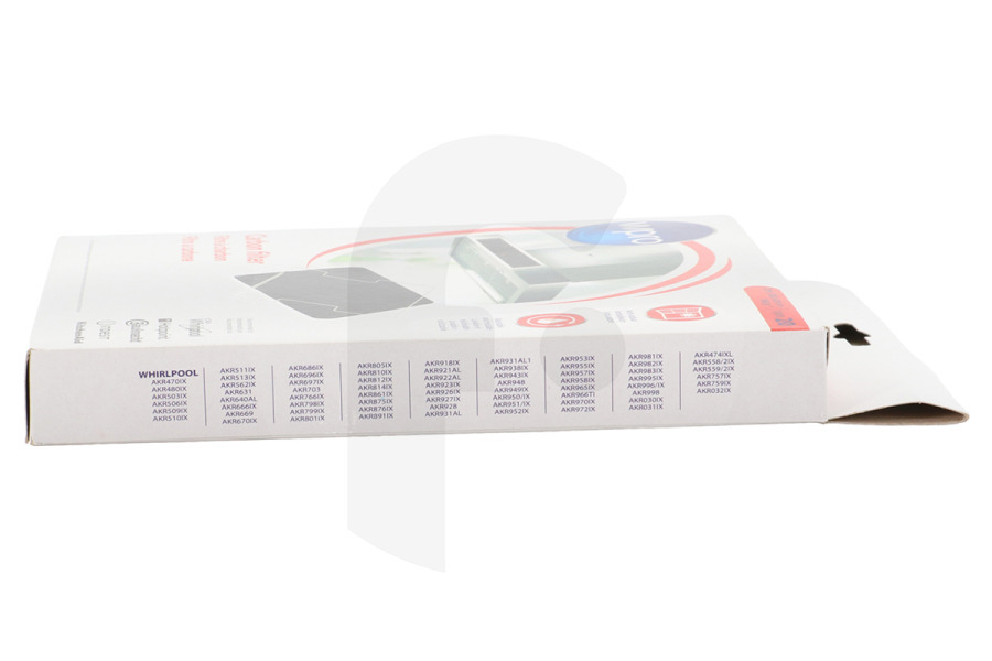 Alternatief Cappa aspirante WPRO Filtro a carbone Tipo 20/Dkf43 (220X180X20 Mm) cappa aspirante 480181700586, CFW020B