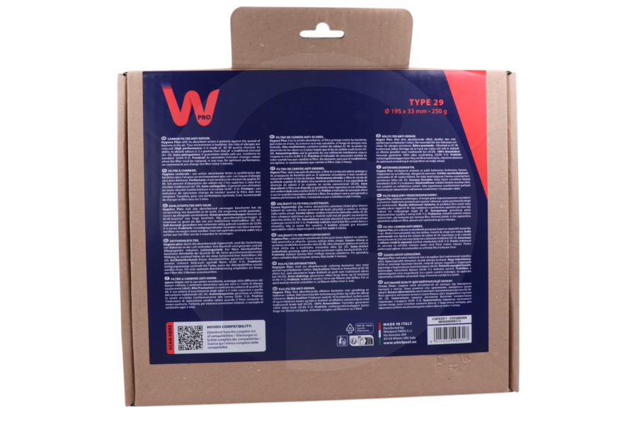 Whirlpool Cappa aspirante Filtro a carbone rotondo (filtro a carbone) per Whirlpool e altri cappa aspirante 484000008572