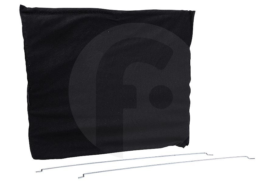 Scholtes Campana extractora Filtro de carbón (filtro de carbón activado) rectangular para Whirlpool y otros campana extractora 484000008787 apto para entre otros Nyttig Fil 950