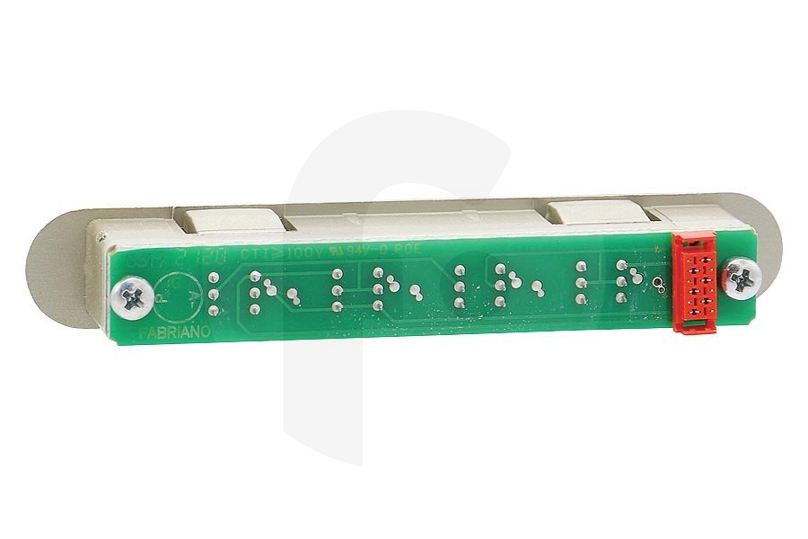 Whirlpool Hotte aspirante Interrupteur (bouton poussoir, commande, complet avec imprimée) hotte 481231028176