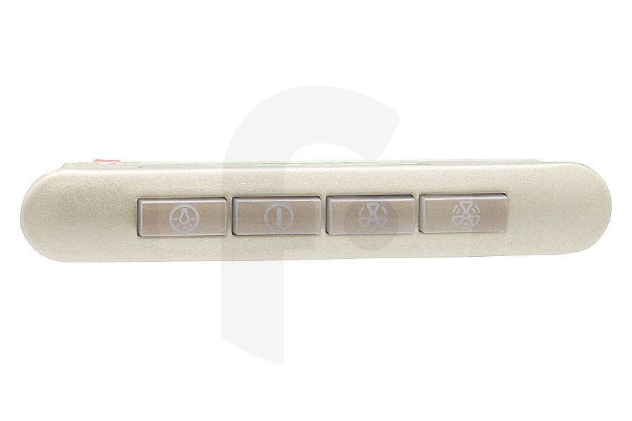 Ignis C00984922 Campana extractora Interruptor (operación, botón pulsador, con placa circuito) campana extractora 481231028176 apto para entre otros AKR950IX, AKR948IX