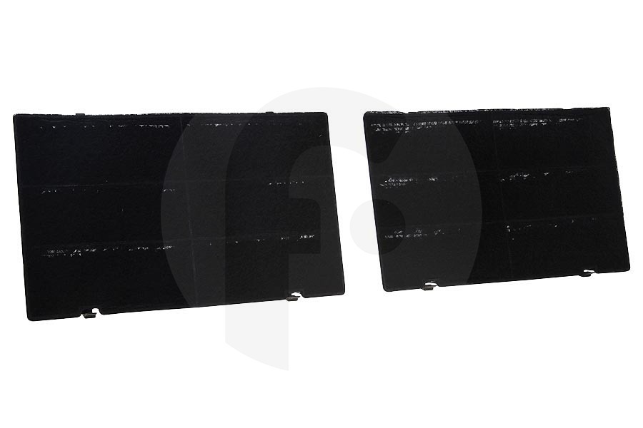 Whirlpool Dunstabzugshaube Kohlenstofffilter (Kohlenstoff Set 2x 285x177mm) AMC962, 484000008786 