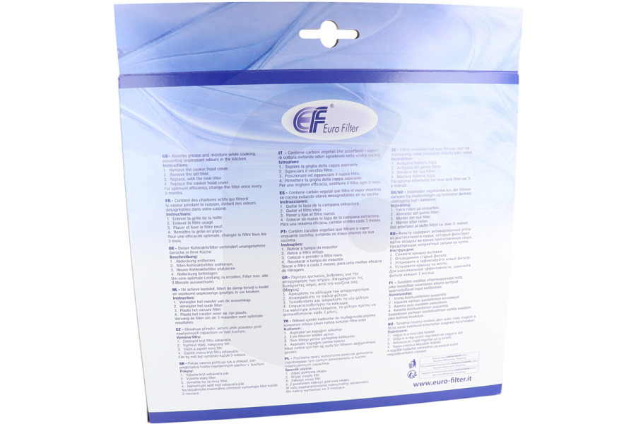 Alternatief Cappa aspirante Filtro a carbone genere 37 285x174x55mm 2 pezzi Cappa aspirante 484000008786