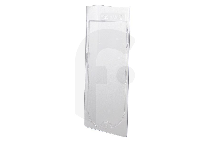 Whirlpool Dunstabzugshaube Glas (glas von Lampe links 158x53mm) für Dunstabzugshaube 482000009361