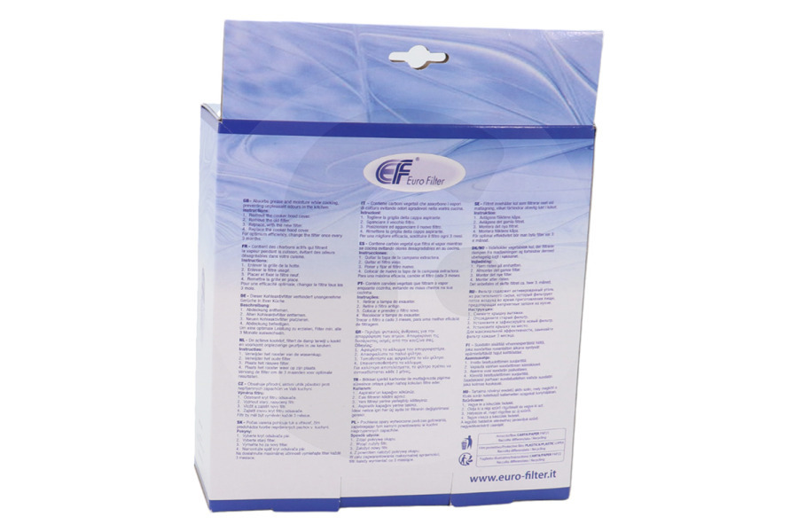 Alternatief Cappa aspirante Eurofilter filtro a carbone (filtro antigrasso) ø 143mm FKS380 per Bauknecht e altri cappa aspirante 484000008782