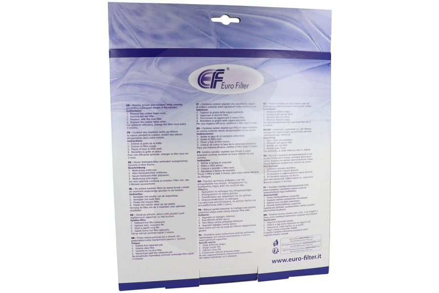 Alternatief Cappa aspirante Filtro a carbone genere 47 circolare ⌀ 150mm x 50mm 2 pezzi Cappa aspirante 484000008784