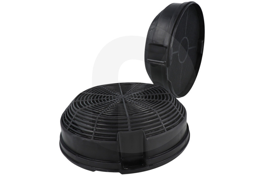 Alternatief Cappa aspirante Filtro a carbone genere 47 circolare ⌀ 150mm x 50mm 2 pezzi Cappa aspirante 484000008784