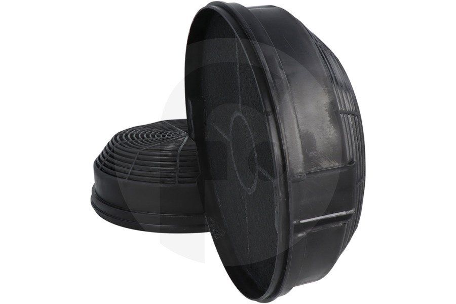 Alternatief Cappa aspirante Filtro a carbone genere 47 circolare ⌀ 150mm x 50mm 2 pezzi Cappa aspirante 484000008784