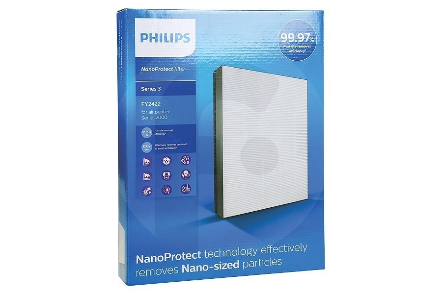 Philips Purificatore d'aria Philips Filtro NanoProtect per Umidificatore aria FY2422/30