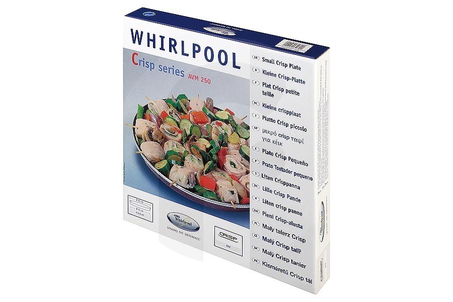 WPRO Forno WPRO Crisp™ Vassoio (Ø25-27 X 2.5 Cm) forno 480131000083, AVM250