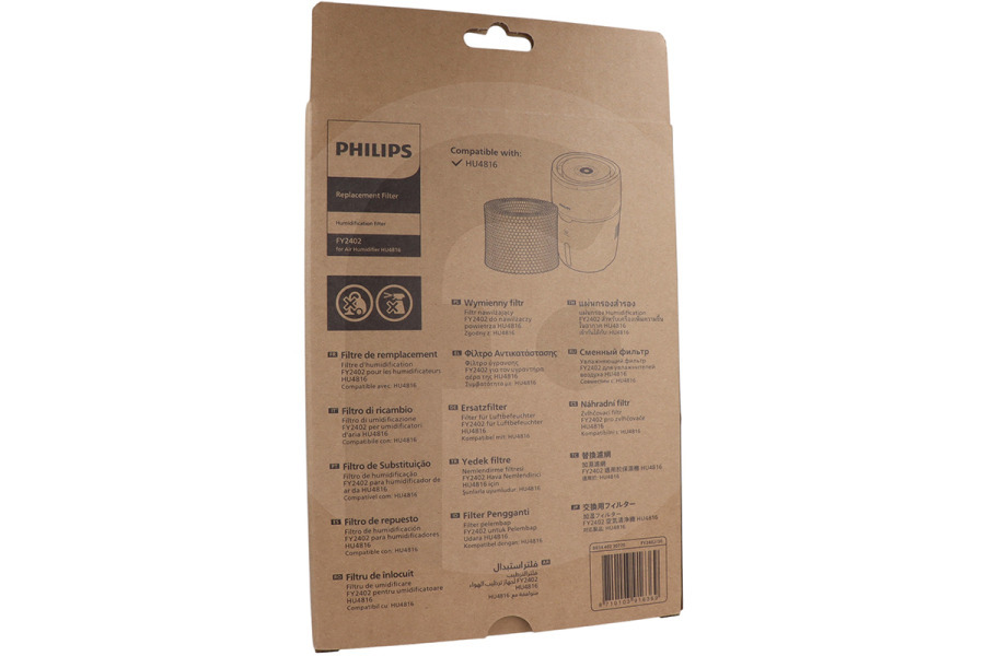 Philips Purificatore d'aria Philips Filtro umidificante per Purificatore d'aria FY2402/30