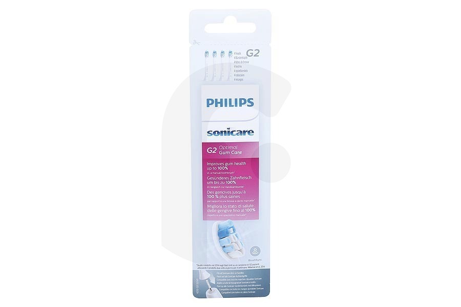 Philips HX9034/10 Spazzolino elettrico Philips set spazzolini (ProResults testine spazzola standard cura-gengive, 4 pezzi) spazzolino elettrico HX9034/07 adatto a tra cui Sonicare