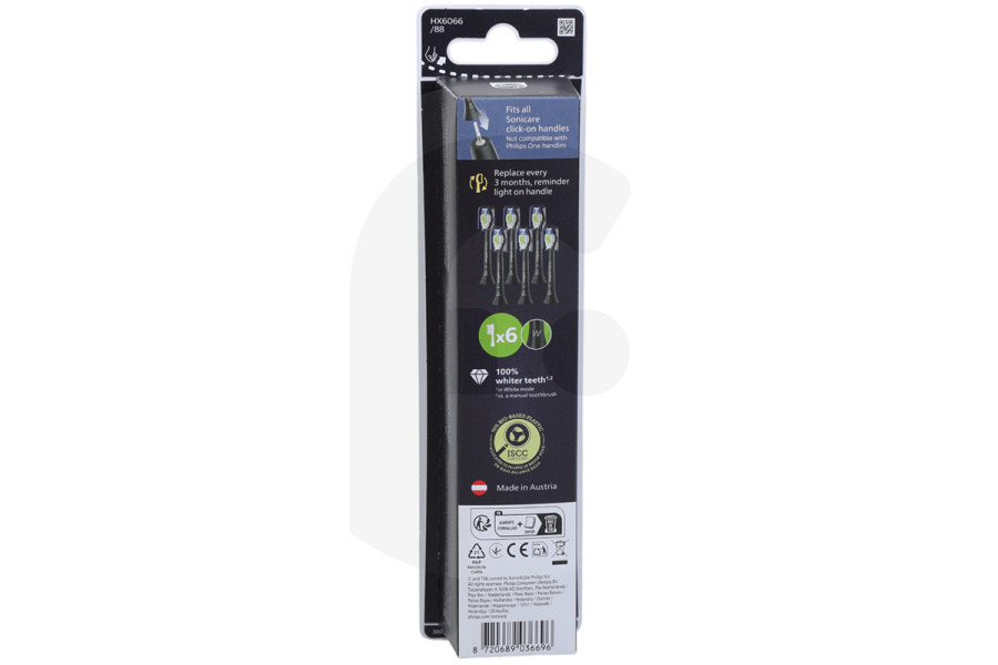 Philips  Philips set di spazzolini per spazzolino elettrico HX6066/88