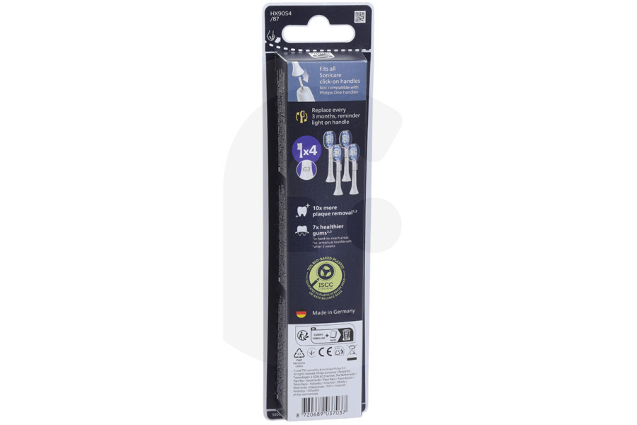 Philips  Philips set di spazzolini per spazzolino elettrico HX9054/87