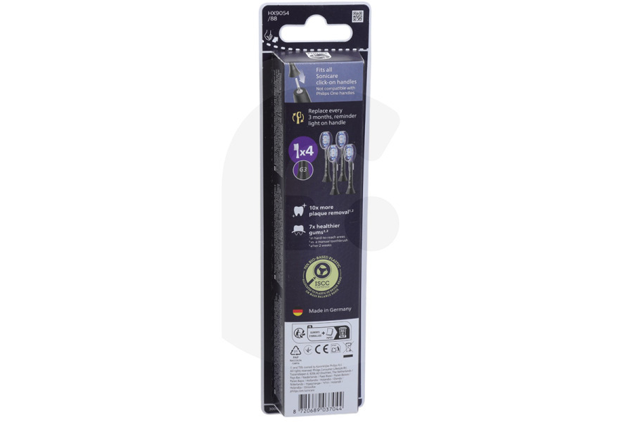Philips  Philips set di spazzolini per spazzolino elettrico HX9054/88