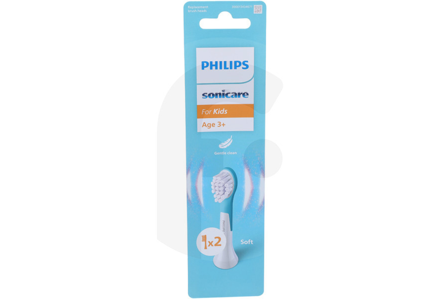 Philips Spazzolino elettrico Philips set di spazzolini per spazzolino elettrico HX6032/90 adatto a tra cui Sonicare per bambini