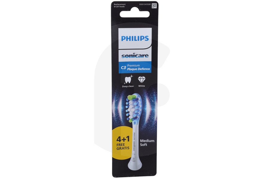 Philips Spazzolino elettrico Philips set di spazzolini per spazzolino elettrico HX9045/87 adatto a tra cui Sonicare bianco
