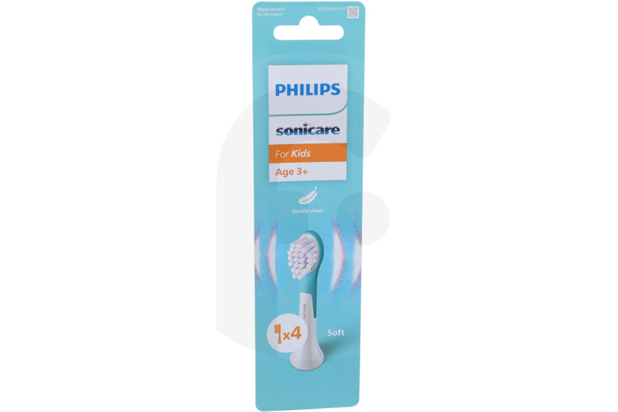 Philips Spazzolino elettrico Philips set di spazzolini per spazzolino elettrico HX6034/90 adatto a tra cui Sonicare per bambini