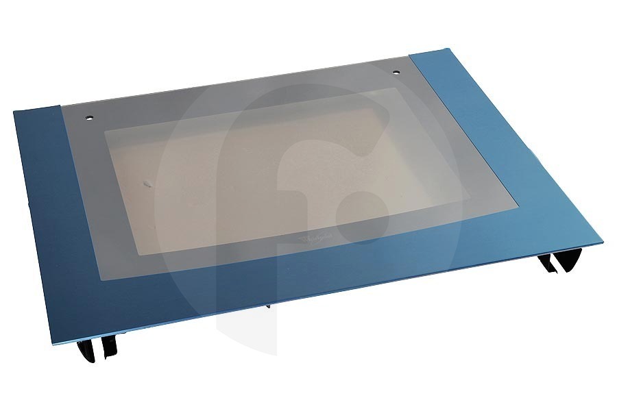 Whirlpool Horno Cristal de puerta (cristal de horno, placa de vidrio) lado exterior para Whirlpool y otros horno 481245050032 apto para entre otros AKZ423IX, AKZ435IX