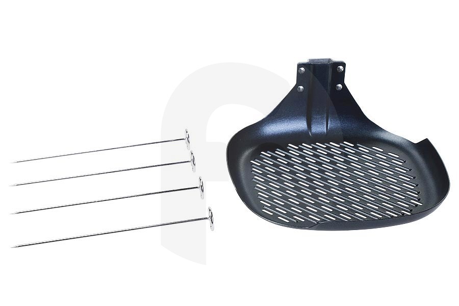 Philips Freidora sin aceite Philips accesorios de cocina kit grill master L freidora de aire (freidora de aire caliente) HD9941/00, HD994100 apto para entre otros HD972x, HD974x
