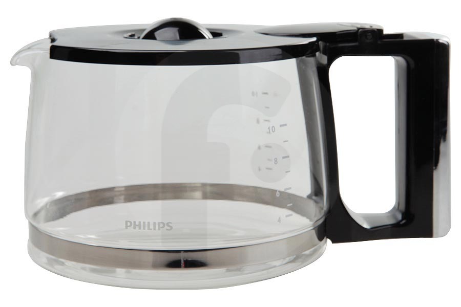 Philips Cafetera Jarra de Cafetera (12 tazas, negro) máquina de café 422245954551 apto para entre otros HD7740, HD7751
