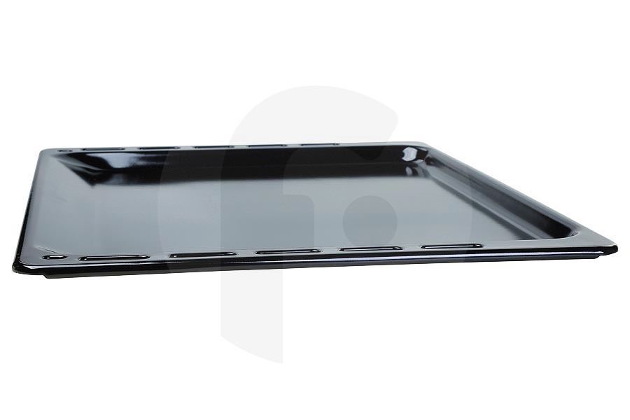 Whirlpool Backofen Backblech (Auflaufform, Fettpfanne) Emaille 445x375x20mm für u.a. Whirlpool Backofen 481010683241