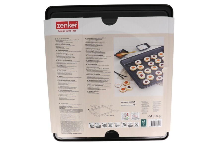 Voss Backofen WPRO Backblech (Verstellbares Backblech 37-52cm) für Ofen 484000008435