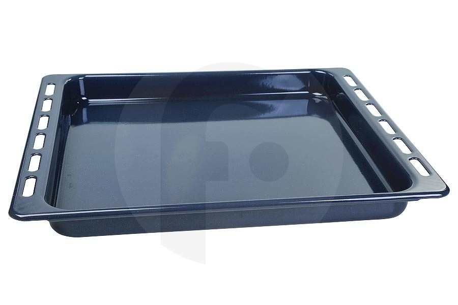 Cylinda Horno Bandeja para hornear (plato, bandeja de goteo) esmaltada para Whirlpool y otros horno 481010764532 apto para entre otros AKZ7920WH, 70322059