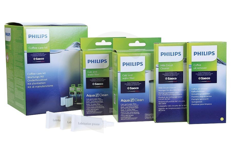 Philips CA6707/10 Cafetera Kit de cuidado del café Philips para cafetera CA6707 / 10 apto para entre otros máquinas de café espresso y Philips Saeco