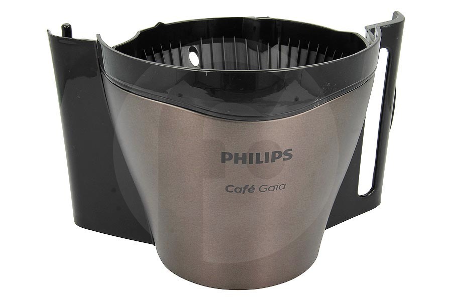 Philips Macchina del caffè Philips portafiltro (imbuto caffè) nero macchina del caffè 300005118261 adatto a tra cui Caffè Gaia