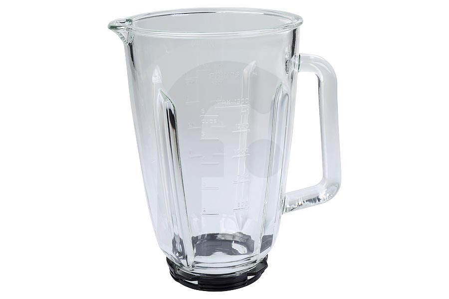 Philips Batidora de vaso Philips vaso de vidrio para batidora (jarra de mezcla) robot de cocina 300005143401 apto para entre otros HR3571, HR3573, HR3575, HR3040