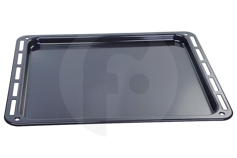 Cylinda Horno Bandeja para hornear (plato, bandeja de goteo) esmaltada para Hotpoint-Ariston y otros horno 481010674818 apto para entre otros AKZ7950IX, BLIMS9100IXL