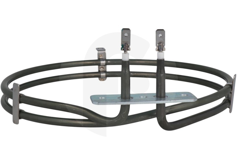 Cylinda Horno Elemento calefactor (elemento de aire caliente) redondo 2000W para Whirlpool y otros horno 480121101186 apto para entre otros AKP461, AKZ237, BLPE7103