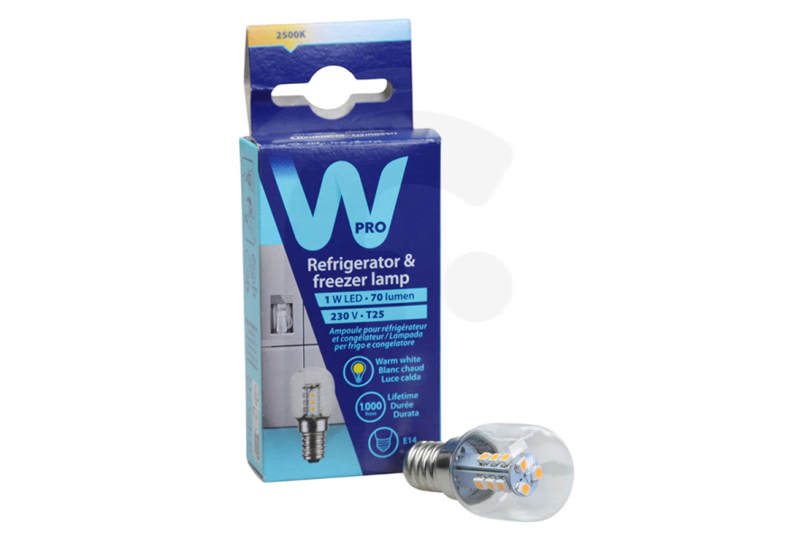 Smeg C00863217 Wpro LRF200 lámpara para refrigerador 484000008964 apto para entre otros 70 Lumen, E14, 230V