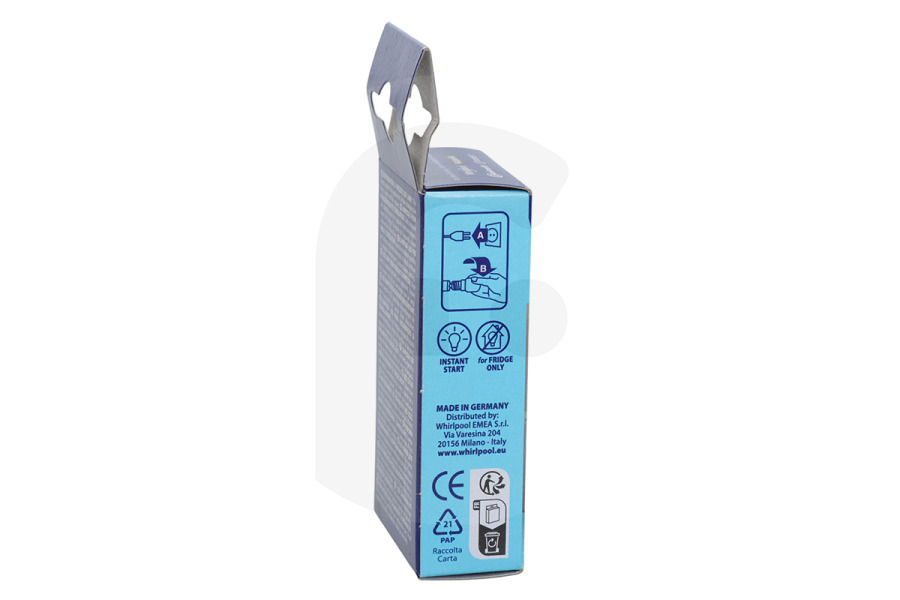 Electrabregenz Frigorifero Wpro LRF200 lampada per frigorifero 484000008964