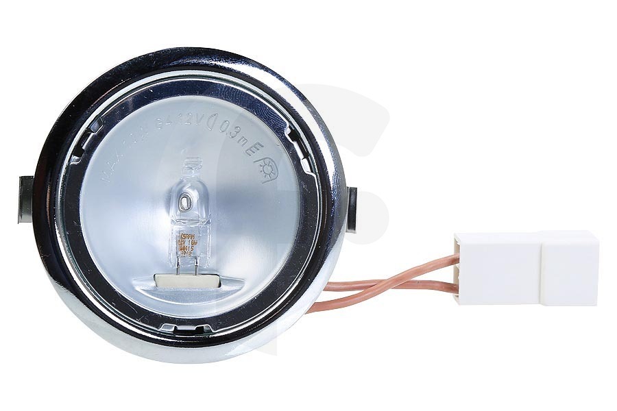Privileg C00969306 Campana extractora Lámpara halógena (foco, iluminación) completa para Whirlpool y otros campana extractora 481213488052 apto para entre otros AKR030IX, DBR5890IXL, DBIF93ABX