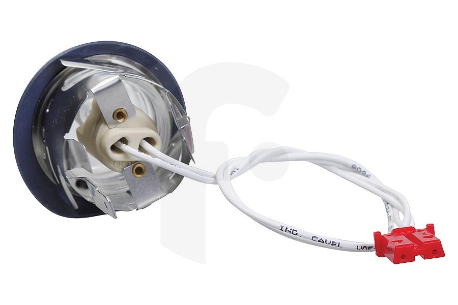 Whirlpool Backofen Lampe (Backofenlampe) Halogen komplett 10W - G4 für u.a. Whirlpool Backofen 480121103393