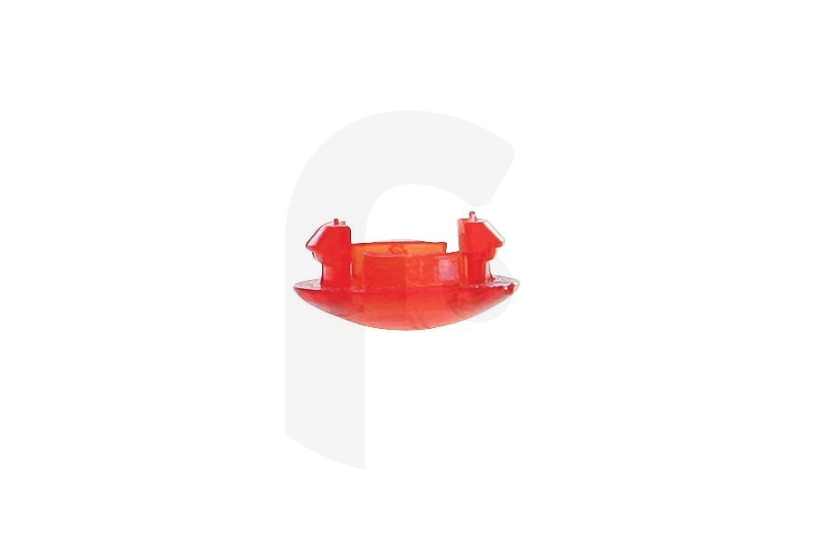 Functionica Herd & Kochfeld Lampenabdeckung Ø7mm rot, rund (Linse für die Signallampe) Herd 481946279749