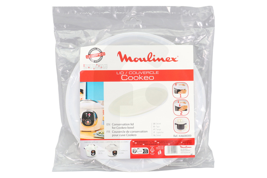 Moulinex Pentola a pressione Moulinex XA608000 Coperchio Cookeo Robot da Cucina