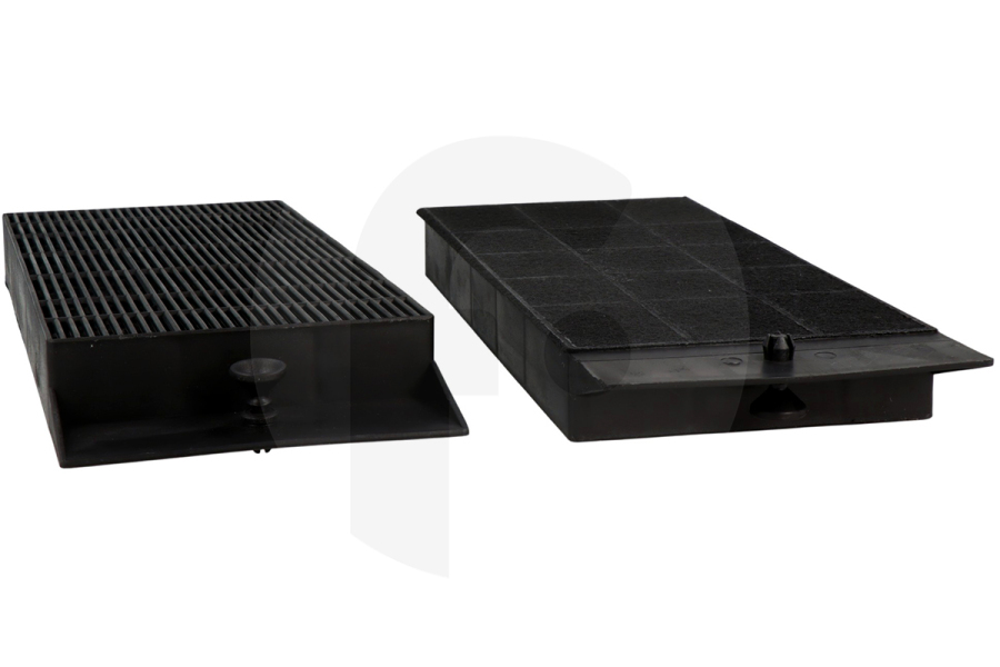 Dometic Campana extractora Eurofilter filtro de carbón universal (filtro de carbón activado) rectangular 2 piezas campana extractora 23407