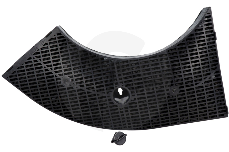 Functionica Campana extractora Filtro de carbón semicircular 280x45x155mm Campana extractora 23678