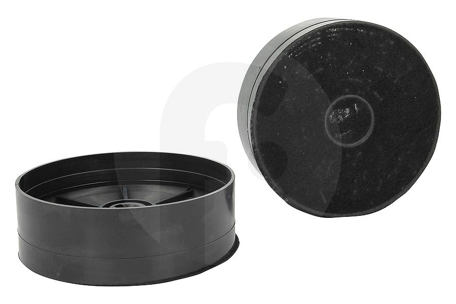 Pelgrim Campana extractora Filtro de carbón (filtro de grasa) ø 126mm 2 piezas KF34 para Pelgrim y otros campana extractora 733440
