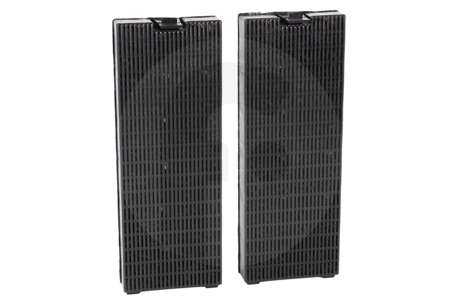 Pelgrim Campana extractora Filtro de carbón (filtro de grasa) rectangular 2 piezas KF12 para Pelgrim y otros campana extractora 732087 apto para entre otros IKR2083RVS
