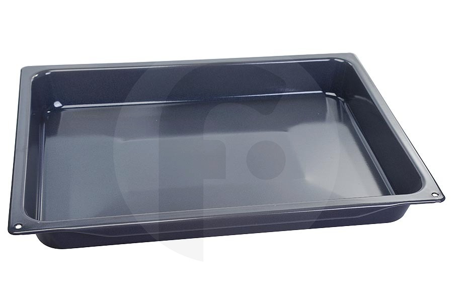 Panasonic 881875 Horno Bandeja para hornear (plato, bandeja de goteo) esmaltada para Pelgrim y otros horno 442727 apto para entre otros OVM616RVS, OVP726RVS, OX6592DA