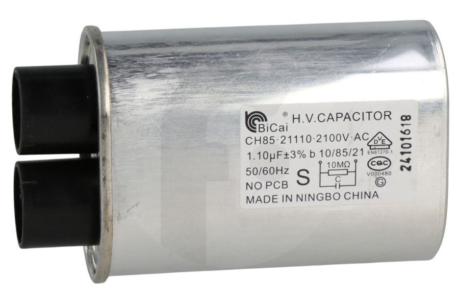 Pelgrim Microonde Condensatore (condensatore ad alta tensione) 1,10uF 2100V per Pelgrim e altri microonde combinato 713870 adatto a tra cui COM316GLS, MAC496RVS, CM444RVS