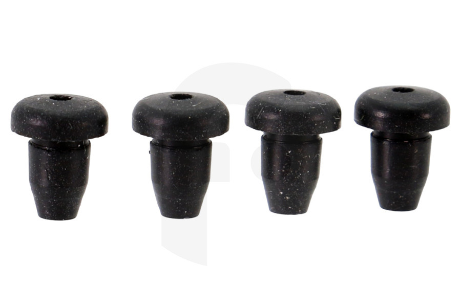 Pelgrim Cocinas y placas Pata (tapón, atenuador) para soporte olla juego de 4 unidades para Atag y otros cocina 30749, 88013374 apto para entre otros GA30-GK40-GKB225-GK1020
