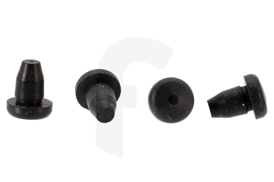 Pelgrim Piano cottura & Piastra da cucina Piedino (tappo, attenuatore) per supporto pentola set di 4 pezzi per Atag e altri piano cottura 30749, 88013374