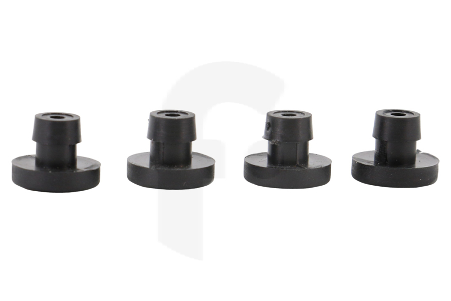 Pelgrim Cocinas y placas Pata (tapón, atenuador) para soporte olla juego de 4 unidades para Atag y otros cocina 424721, 71681010 apto para entre otros FK055GOH-FK155-HG255GOH