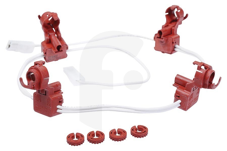 Pelgrim Cocinas y placas Interruptor en tira (interruptor de encendido) encendido por chispa para Pelgrim y otros placa de cocción 36386, 88041010 apto para entre otros PK460WITA1EP03, EKP228VRVSAEE2