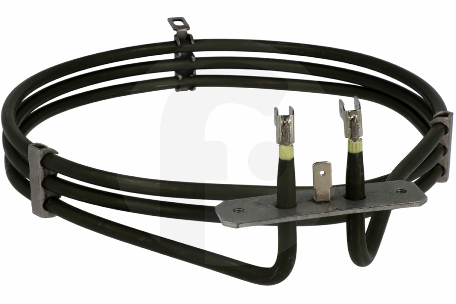 Etna Horno Elemento calefactor (elemento de aire caliente) redondo 2400W para Pelgrim y otros horno 27366 apto para entre otros TBF935RVSA, TBF925RVSA